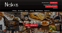 Desktop Screenshot of nesticosrestaurant.com
