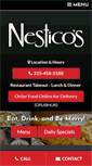Mobile Screenshot of nesticosrestaurant.com
